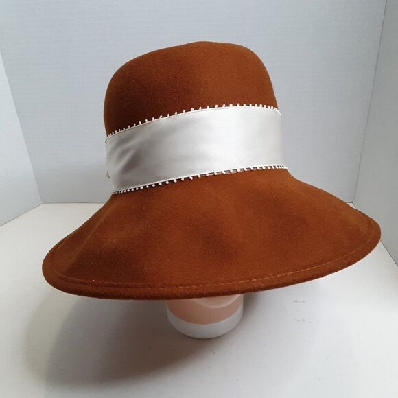 Vintage Bollman Hat Co. Women\'s Vintage 100% Wool Brown Hat main image 6